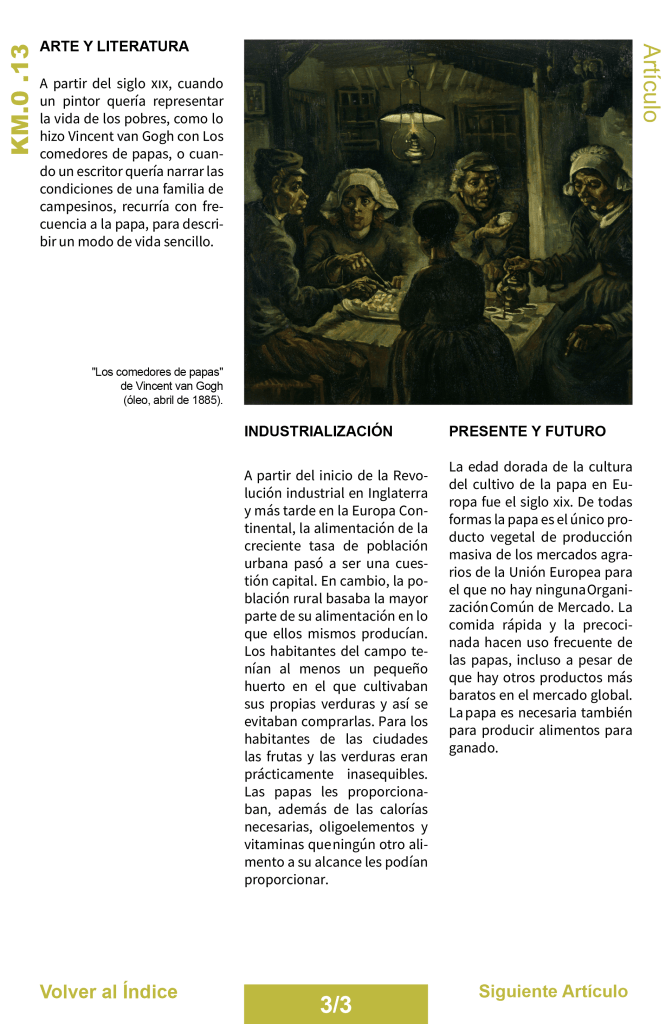 Página 3 del artículo digital de KM.0