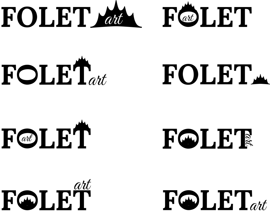 Exploración y variantes del logotipo FOLET